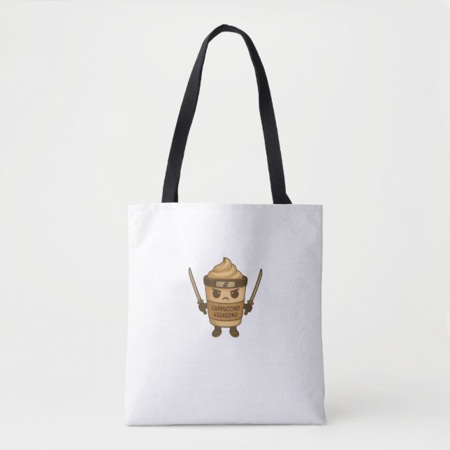 Cappuccino Assassino Italian Tote Bag (Front)