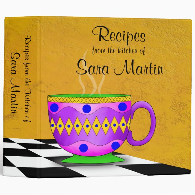 Cappuccino Binder (Front/Spine)