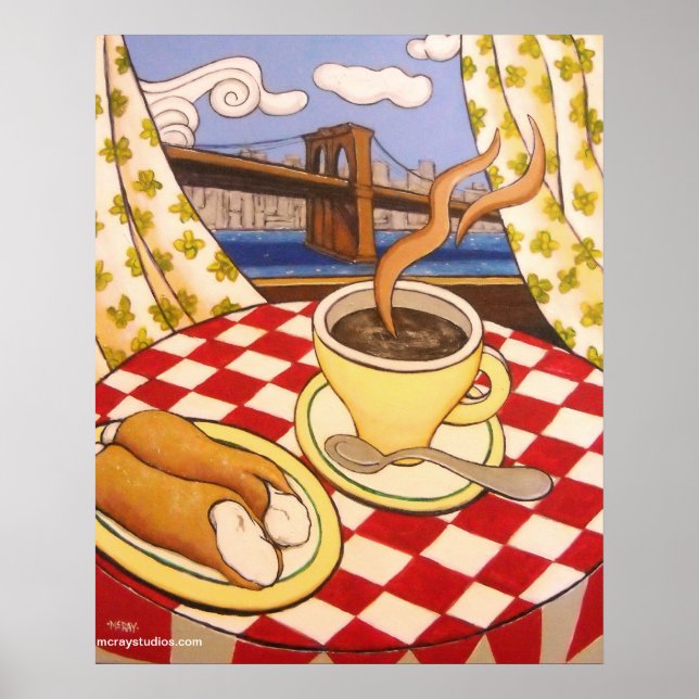 Cappuccino & Cannoli Poster (Front)