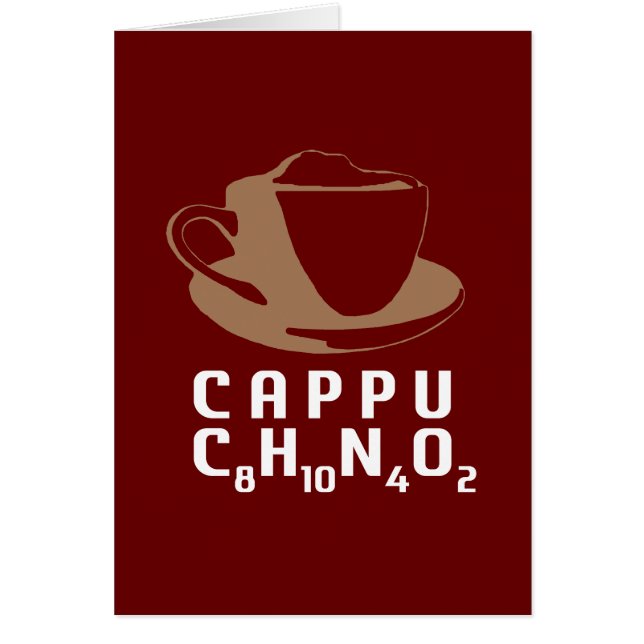 Cappuccino chimique (Devant)