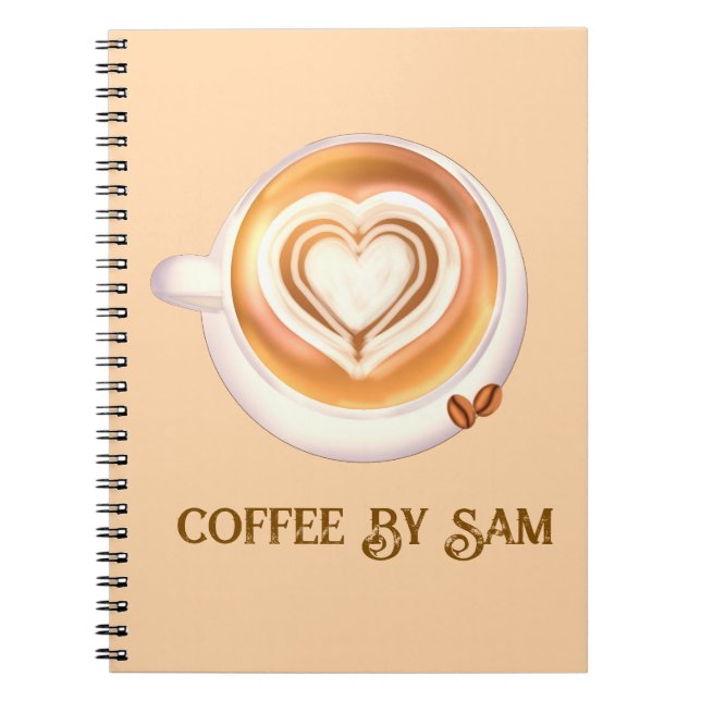 Cappuccino Coffee Notebook (Front)