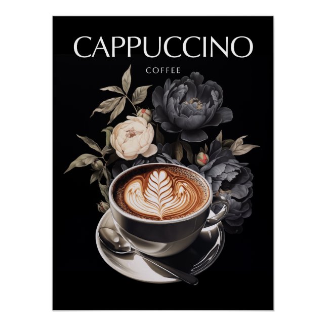 Cappuccino Elegance  Poster (Front)