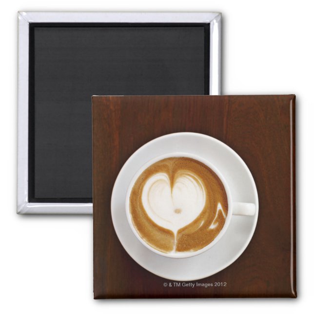 Cappuccino with love magnet (Front)