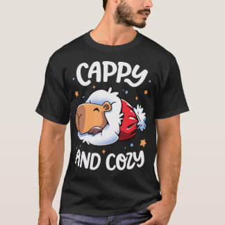 Cappy And Cozy - Capybara Holidays T-Shirt