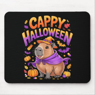 Cappy Halloween Capybara Witch Mouse Pad