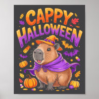 Cappy Halloween Capybara Witch 