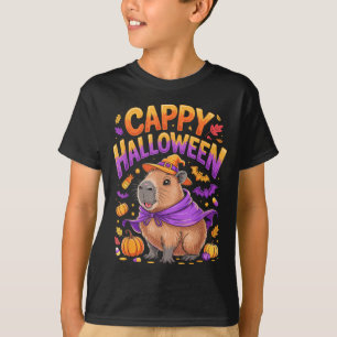 Cappy Halloween Capybara Witch  T-Shirt