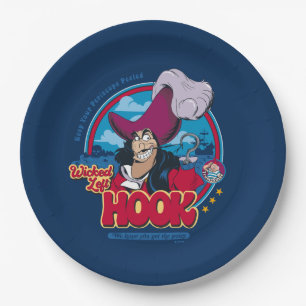 Caprain Hook   Wicked Left Hook Paper Plate