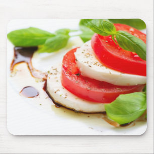 Caprese Salad. Tomato and Mozzarella slices Mouse Pad