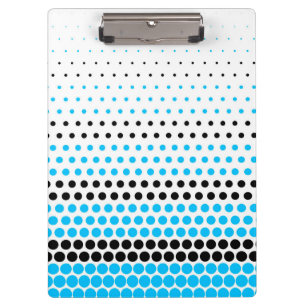 Capri and Black Polka Dot Clipboard