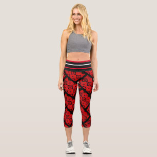 Capri Biélorussie Б л а р у с е Folk Stylisé Leggings d'