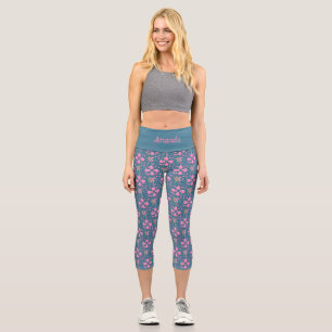 Capri Cheval de mer papillon en bulles Leggings de fille
