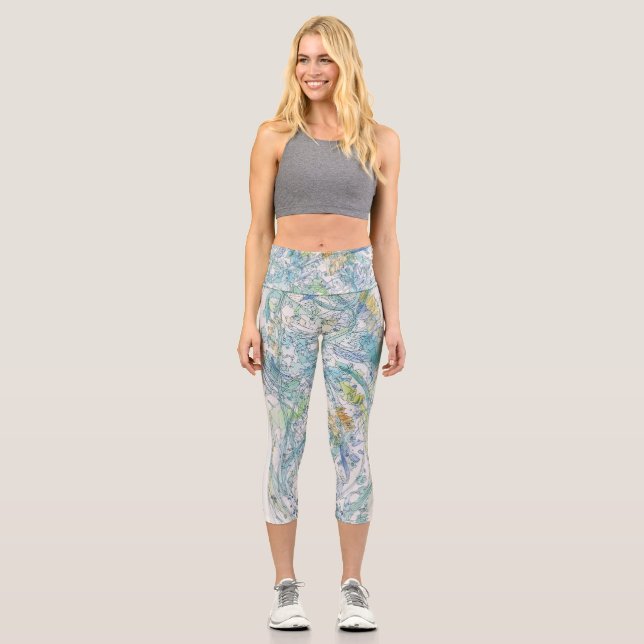 Capri Design V Leggings (Front)