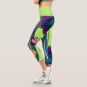 Capri Doodle 1E Couleurs 1 Leggings