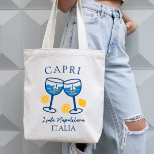 Capri Isola Napoletana – Coastal Italy Summer Tote Bag
