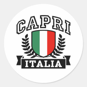 Capri Italia Classic Round Sticker