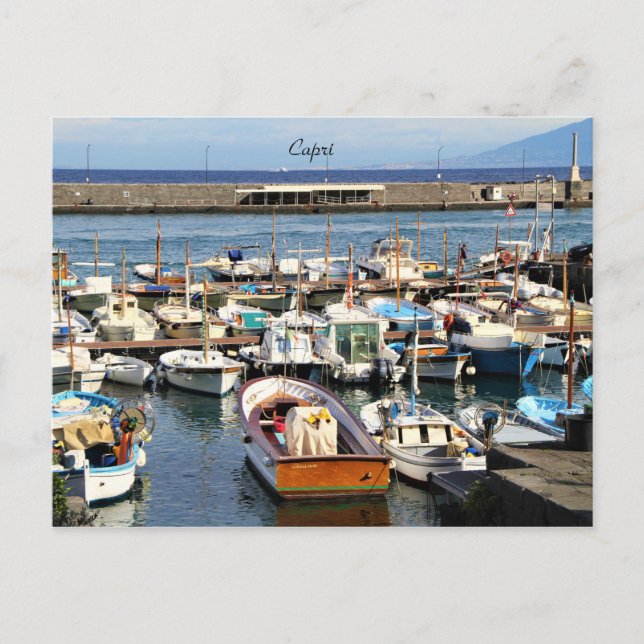 Capri, Italie, Photographie, Carte postale (Devant)