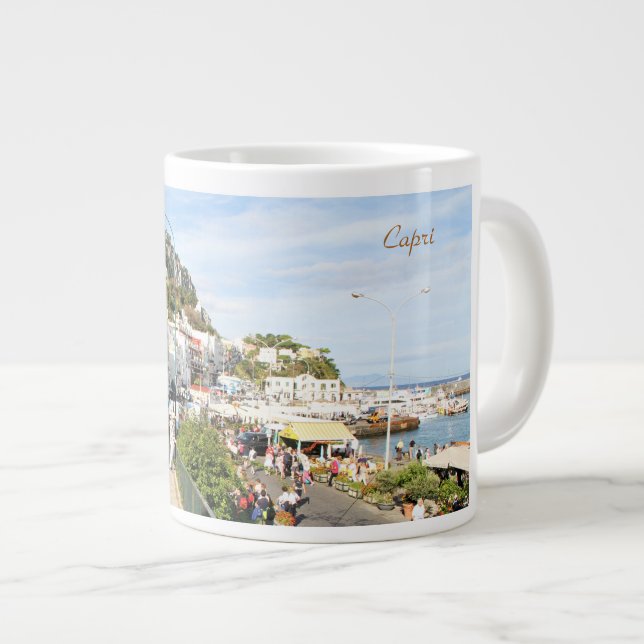 Capri, Italie, Photographie, Mug (Devant droit)