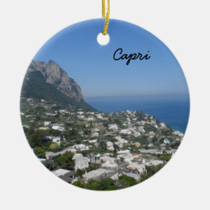 Capri, Italy Ceramic Ornament