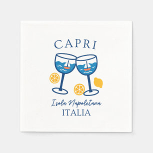 Capri Italy Party Napkin