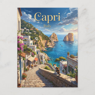 Capri Italy Postcard
