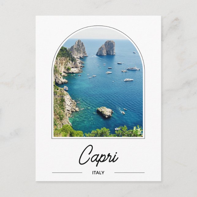 Capri Italy Postcard (Front)