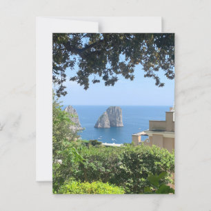 Capri Italy  Postcard