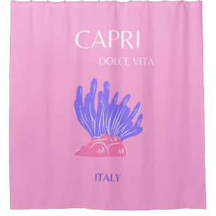 Capri, Italy, Preppy, Pink