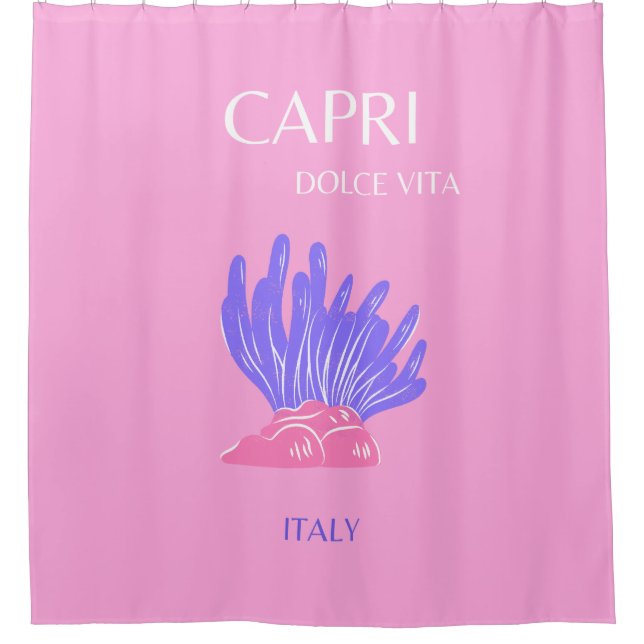 Capri, Italy, Preppy, Pink (Front)