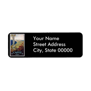 Capri, Italy Vintage Travel Poster