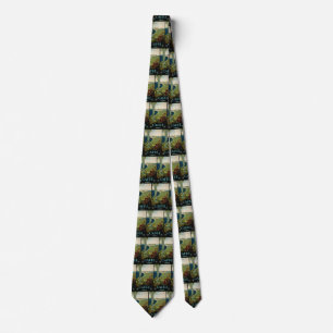 Capri, Italy, Vintage Travel Poster Art Italia Tie