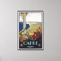 Capri, Italy Vintage Travel Poster