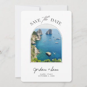 Capri Italy Wedding Save the Date Invitation