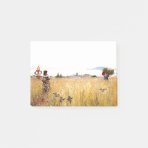 Capri Italy Women Fields Birds Post-it Notes