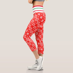 Capri Leggings couleurs drapeau national Biélorussie Бел