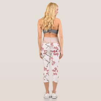 Capri Leggings floraux de yoga