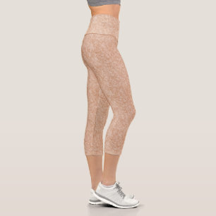 Capri Leggings Tan Capris gras et élégants