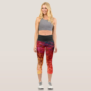 Capri Motif linéaire arc-en-ciel - Capris Leggings