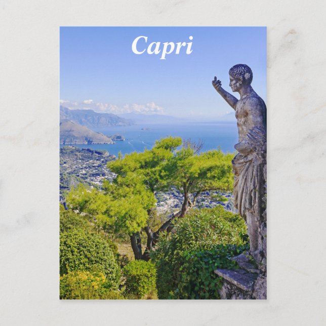 Capri Mountain View Postcard (Front)