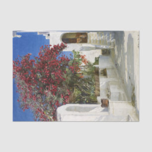 Capri - Oleanders in bloom, Peder Severin Krøyer Tissue Paper