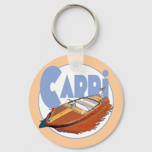 Capri Powerboat Keychain