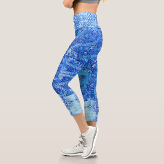 Capri Susea Blu Studios Elemental Wave Leggings