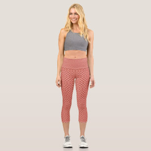 Capri Terra Cotta Motif Exercice Leggings