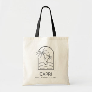 Capri Wedding Weekend Destination Wedding Tote Bag