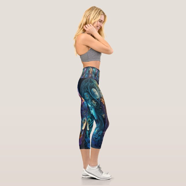 Capri Zodiac Gemini - Joli Capris Leggings (Droite)