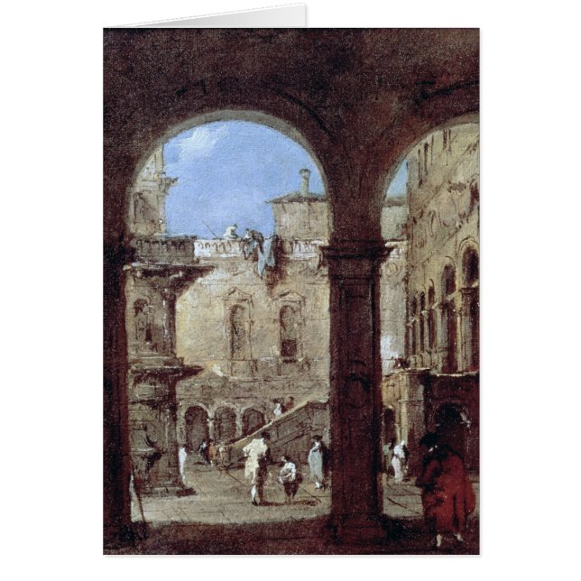 Capriccio architectural, c.1770 (Devant)