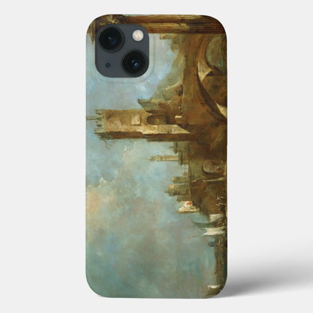 Capriccio of a Harbour iPad Case (Back)