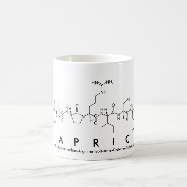 Caprice peptide name mug (Center)