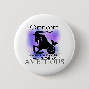 Capricorn About You 2 Inch Round Button