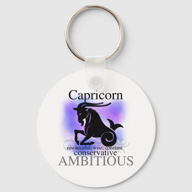 Capricorn About You Keychain (Front)